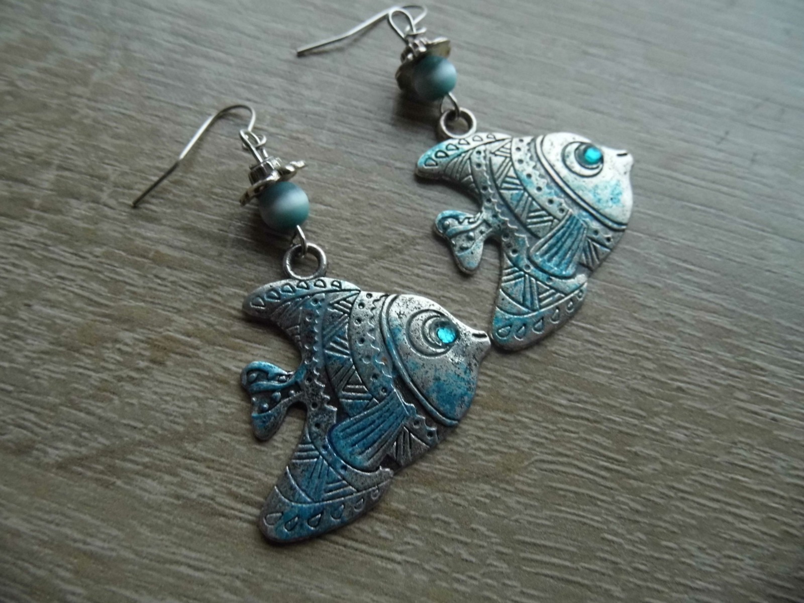 Náušnice  - velké rybky