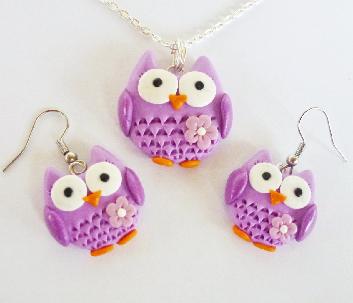 Levanduľová sada sovičiek