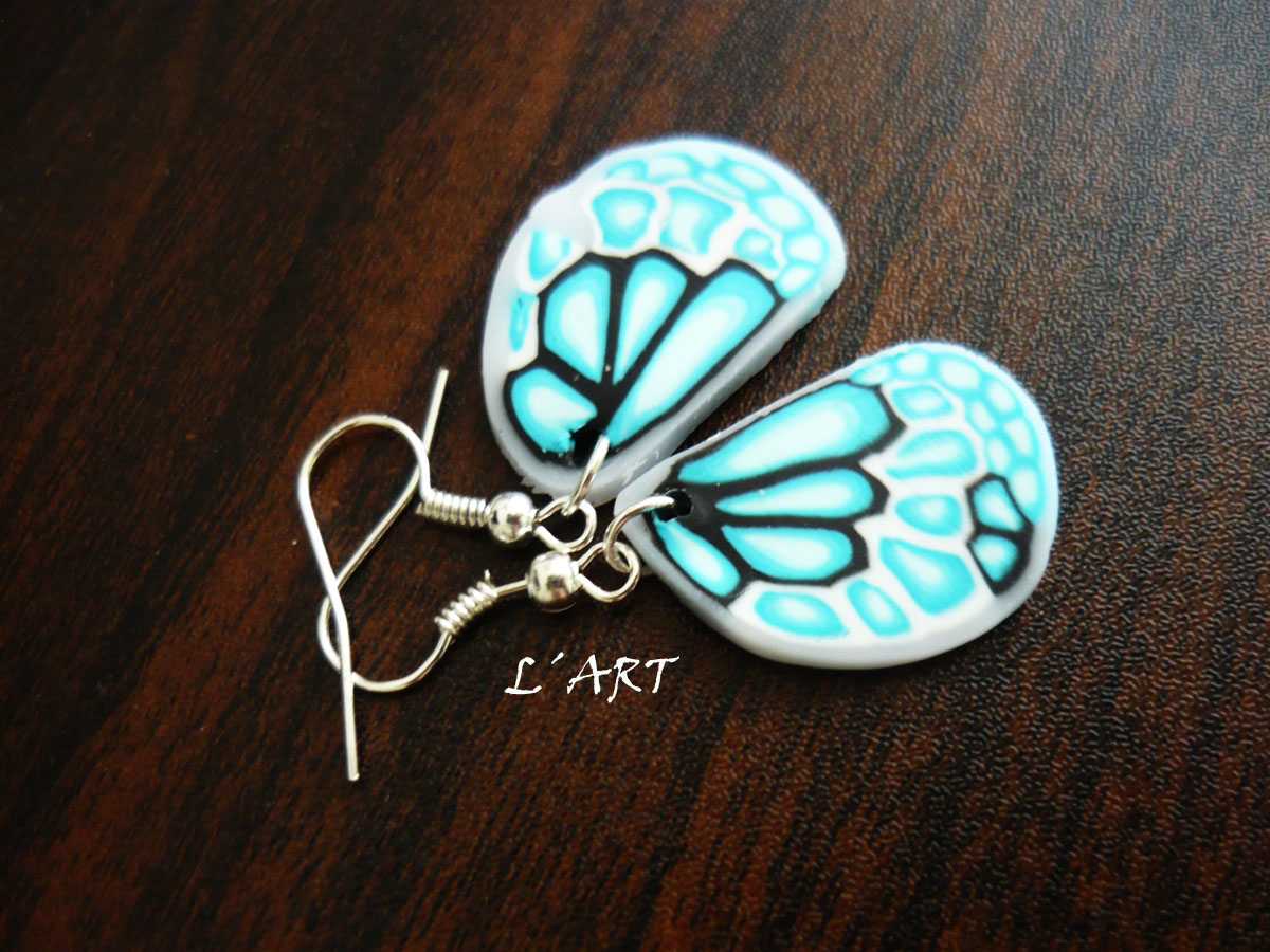 Motýlí vánek - náušničky 