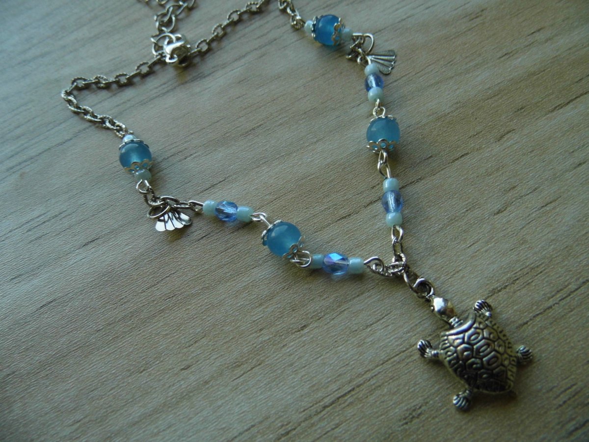 Náramek na nohu  - želvička