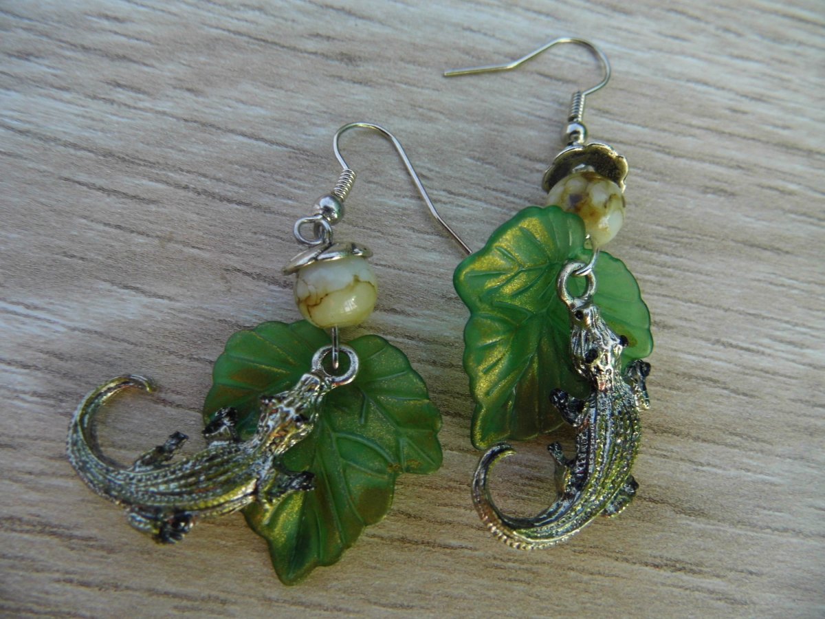 Náušnice krokodýlci