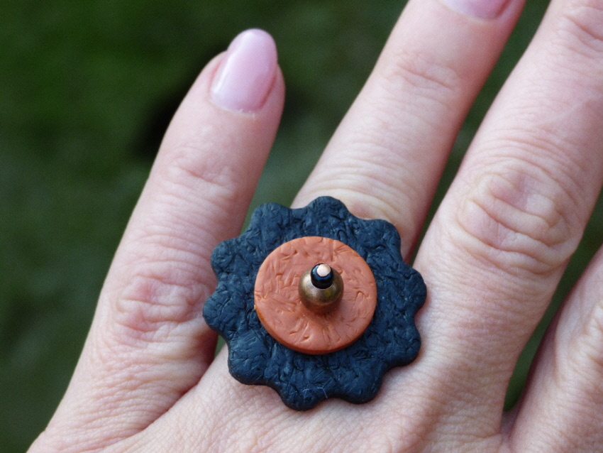 měděný puňta ... prsten