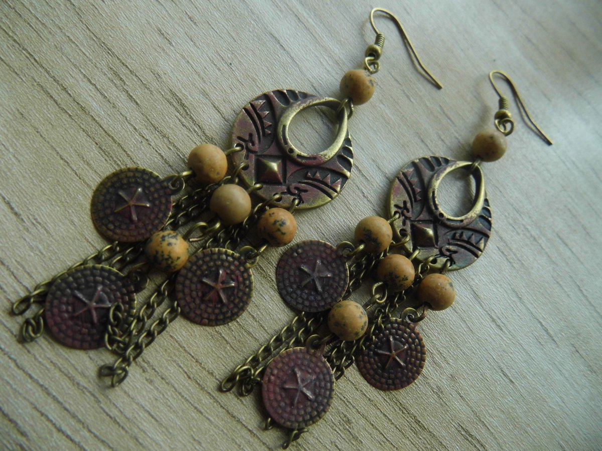 Náušnice vintage - egypt