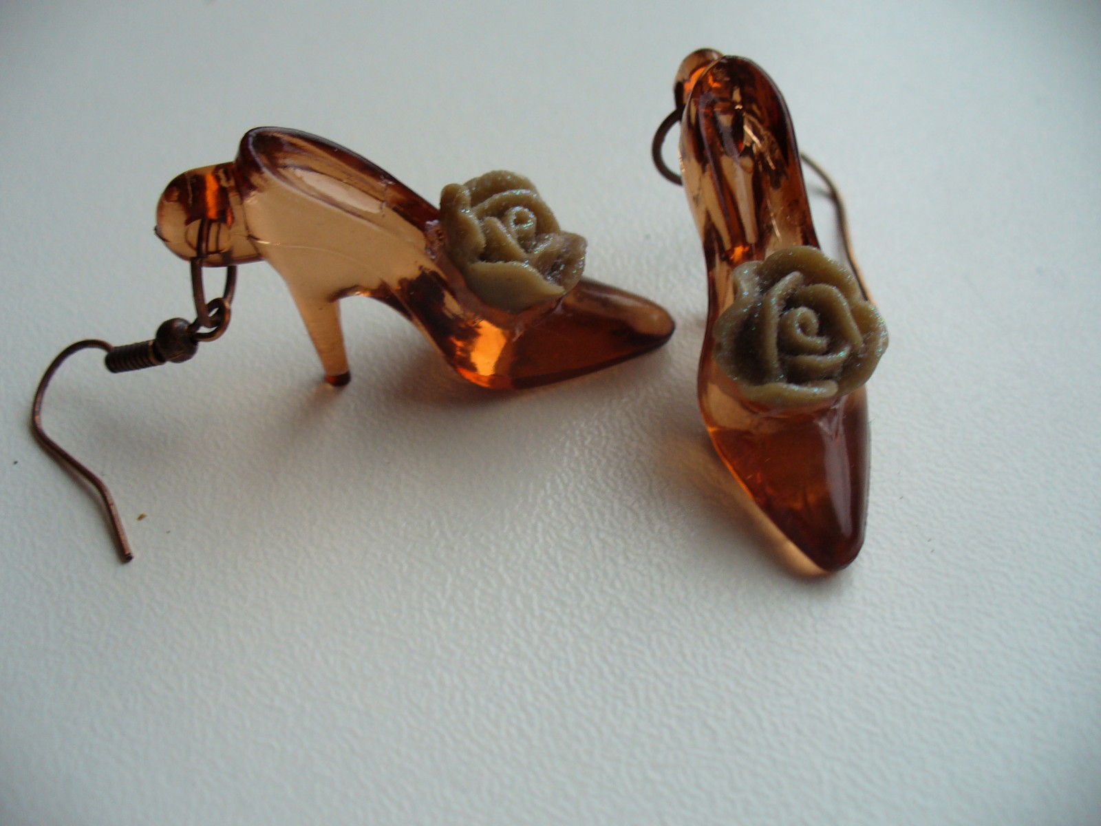 Náušnice střevíčky s růžičkou