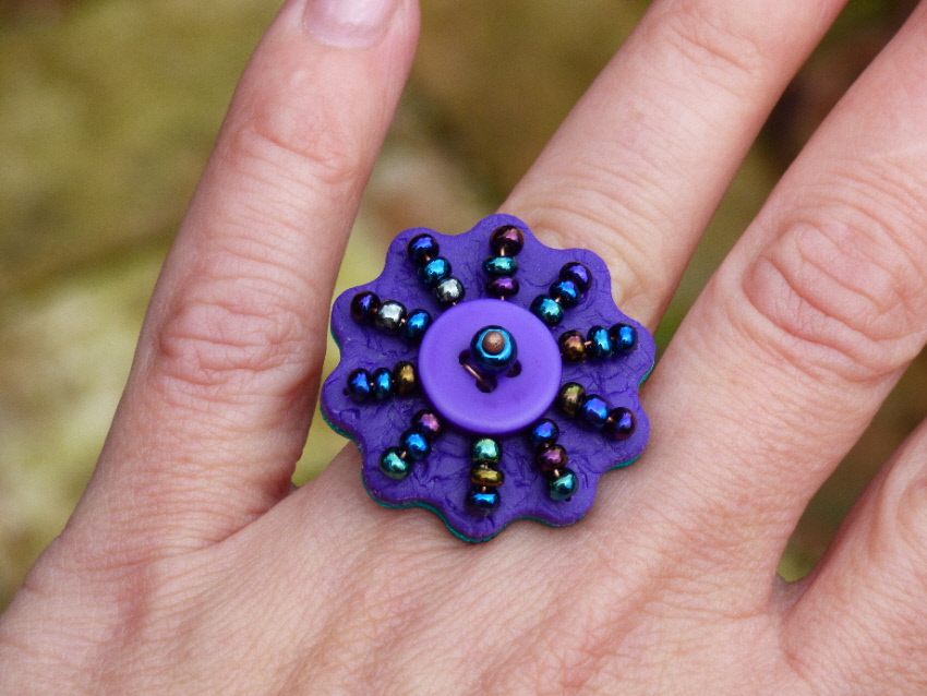 fialka měňavá ... prsten