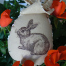 Vajíčka s králíčkem ve stylu Shabby Chic