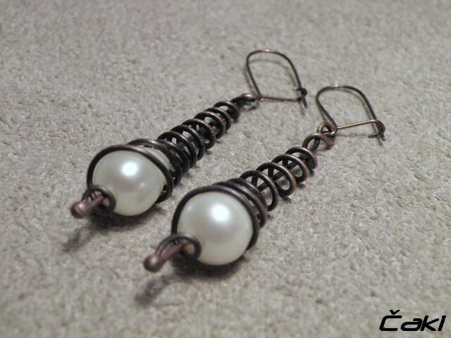 Říční perly v mědi