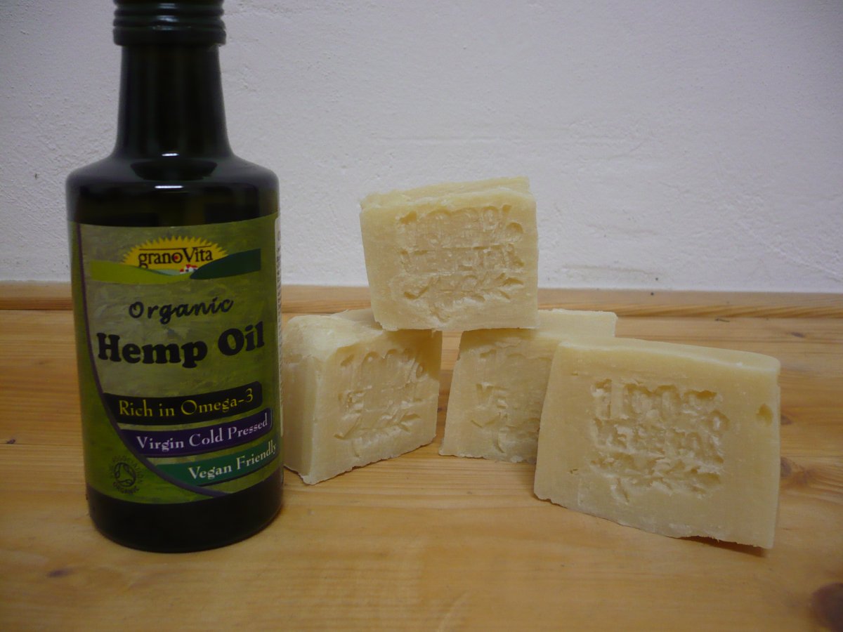 Mýdlo nebo tuhý šampon Konopný a ricinový olej 85g