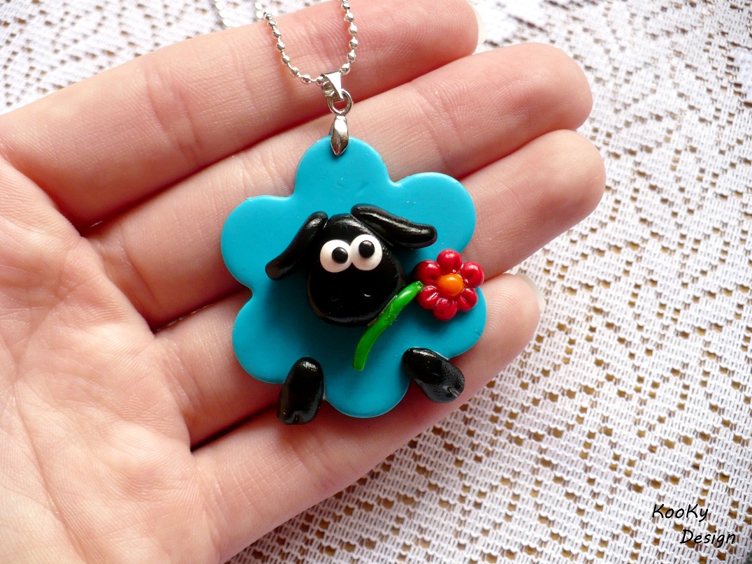 Náhrdelník - tyrkysová ovečka