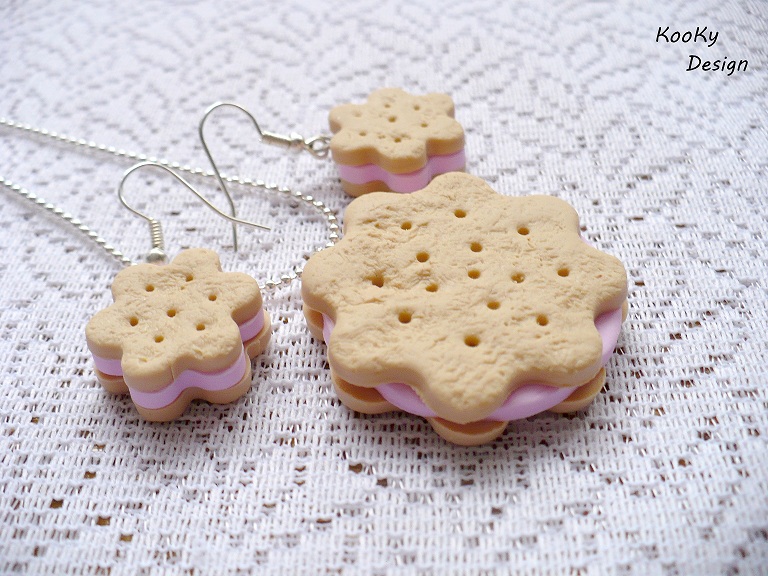 Máslové sušenky s malinovou náplní *sada*