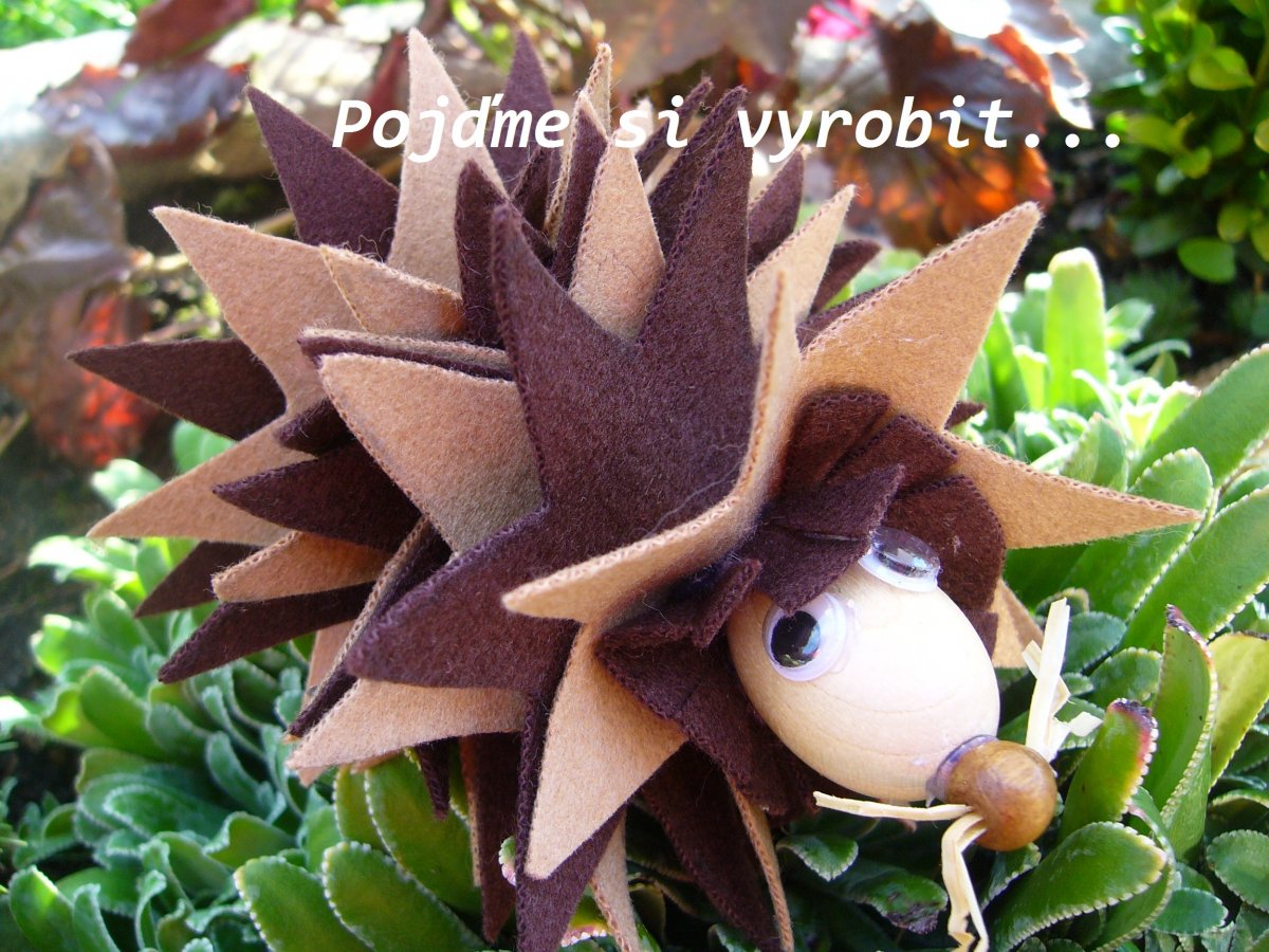 Ježečci Pýchavka a Pichláček - kreativní sada