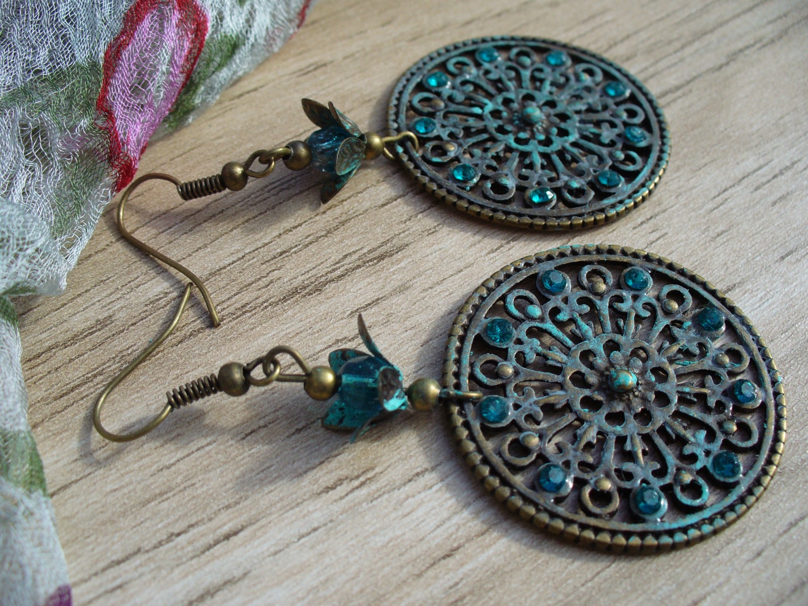 Naušnice napatinované