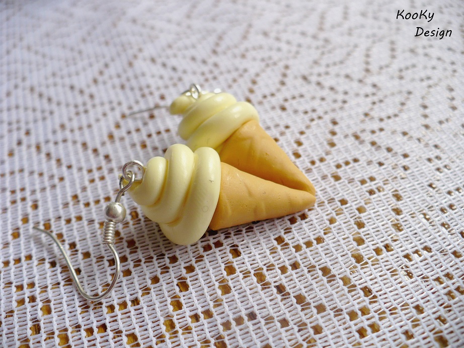 Visací náušnice - zmrzlinky °výprodej°