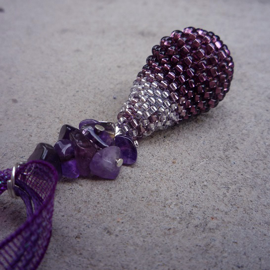 Náhrdelník Kapka s ametystem