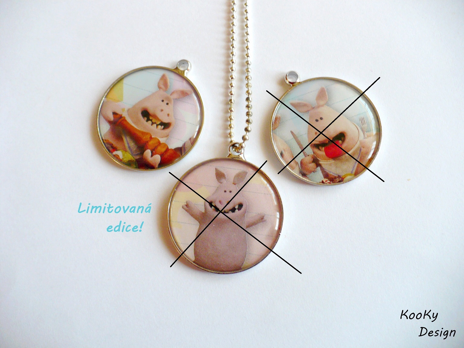 Náhrdelník - prasátka *poslední kus - výprodej*