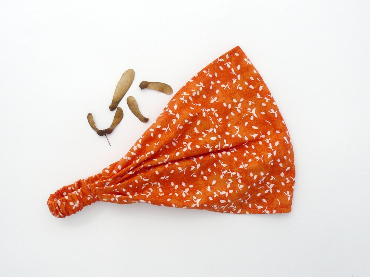 Látková čelenka, šátek - podzimní záře