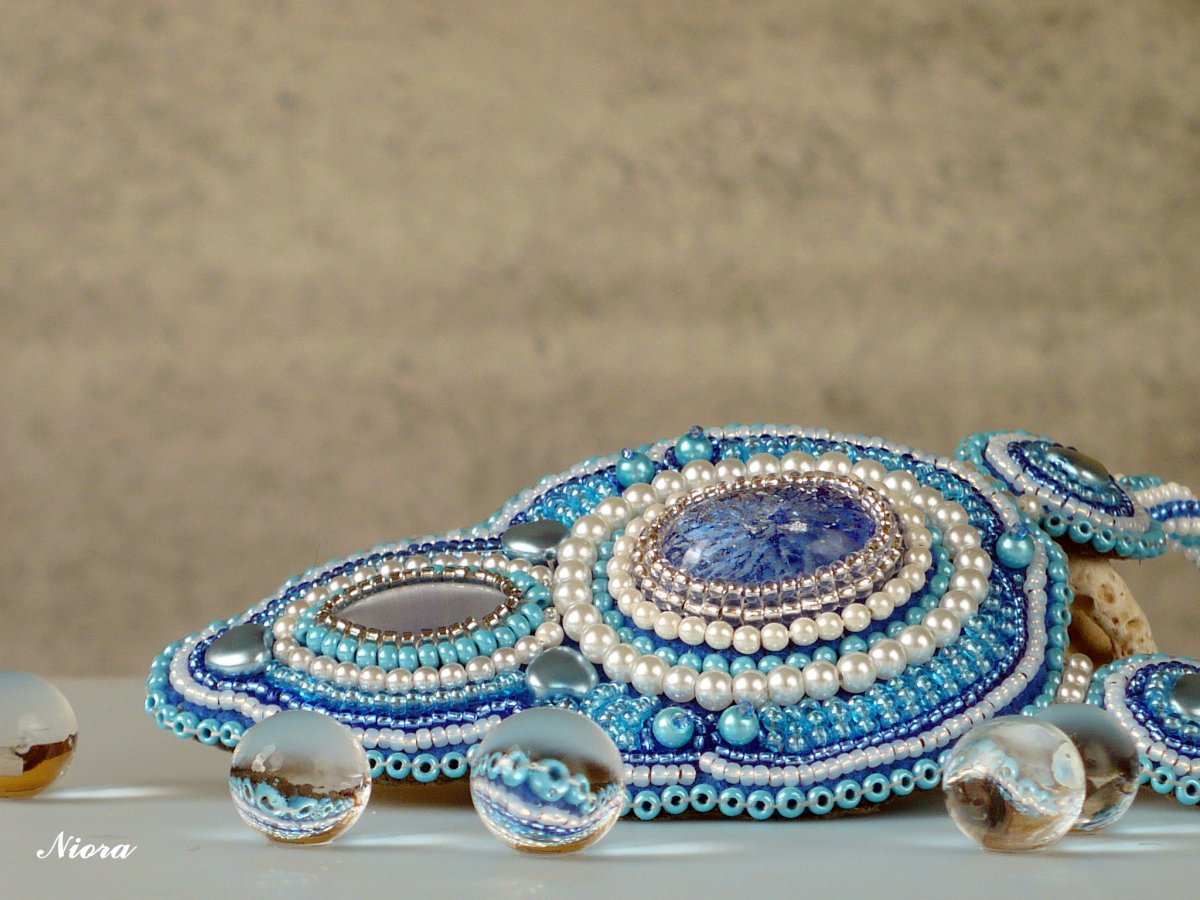 Mořský příboj - náhrdelník