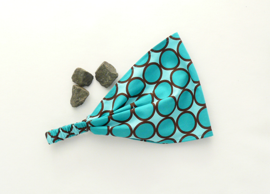 Látková čelenka - kolečka