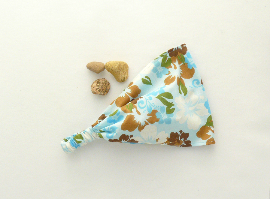 Látková čelenka - květiny