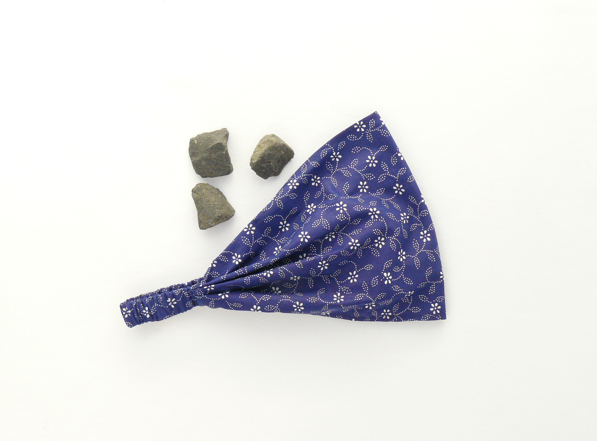 Látková čelenka, šátek - vesnická