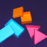 tři krabičky - trojúhelník, čtverec, obdélník