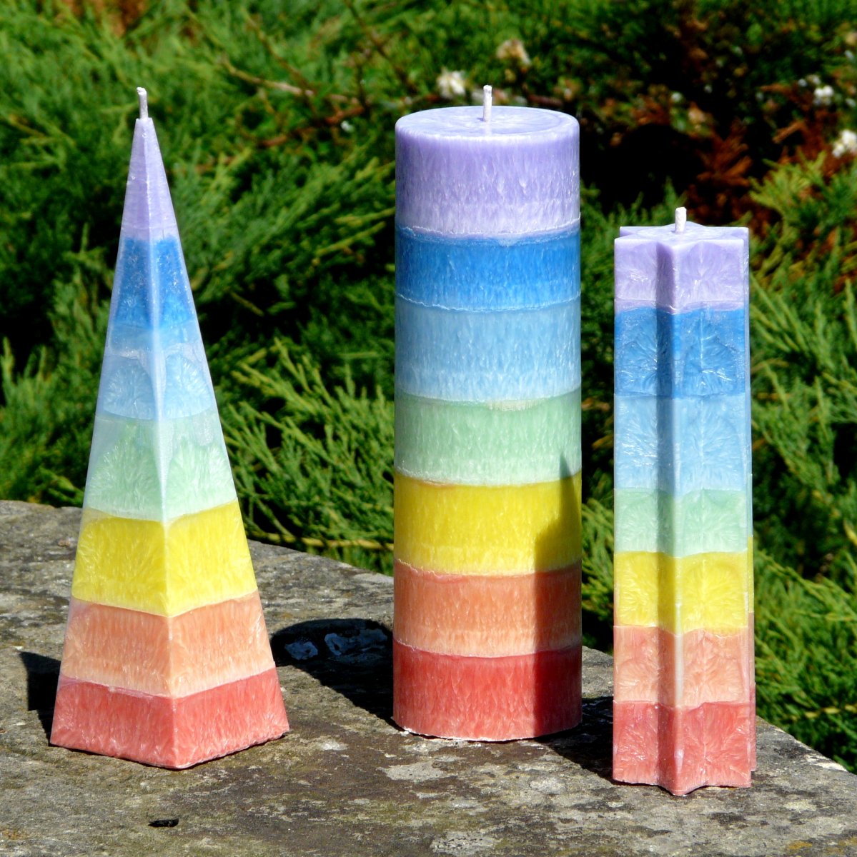 Maxi sada svíček v barvě čaker