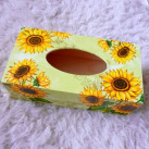 krabička na kapesníky slunečnice
