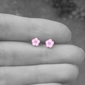 Mini růžové kytičky
