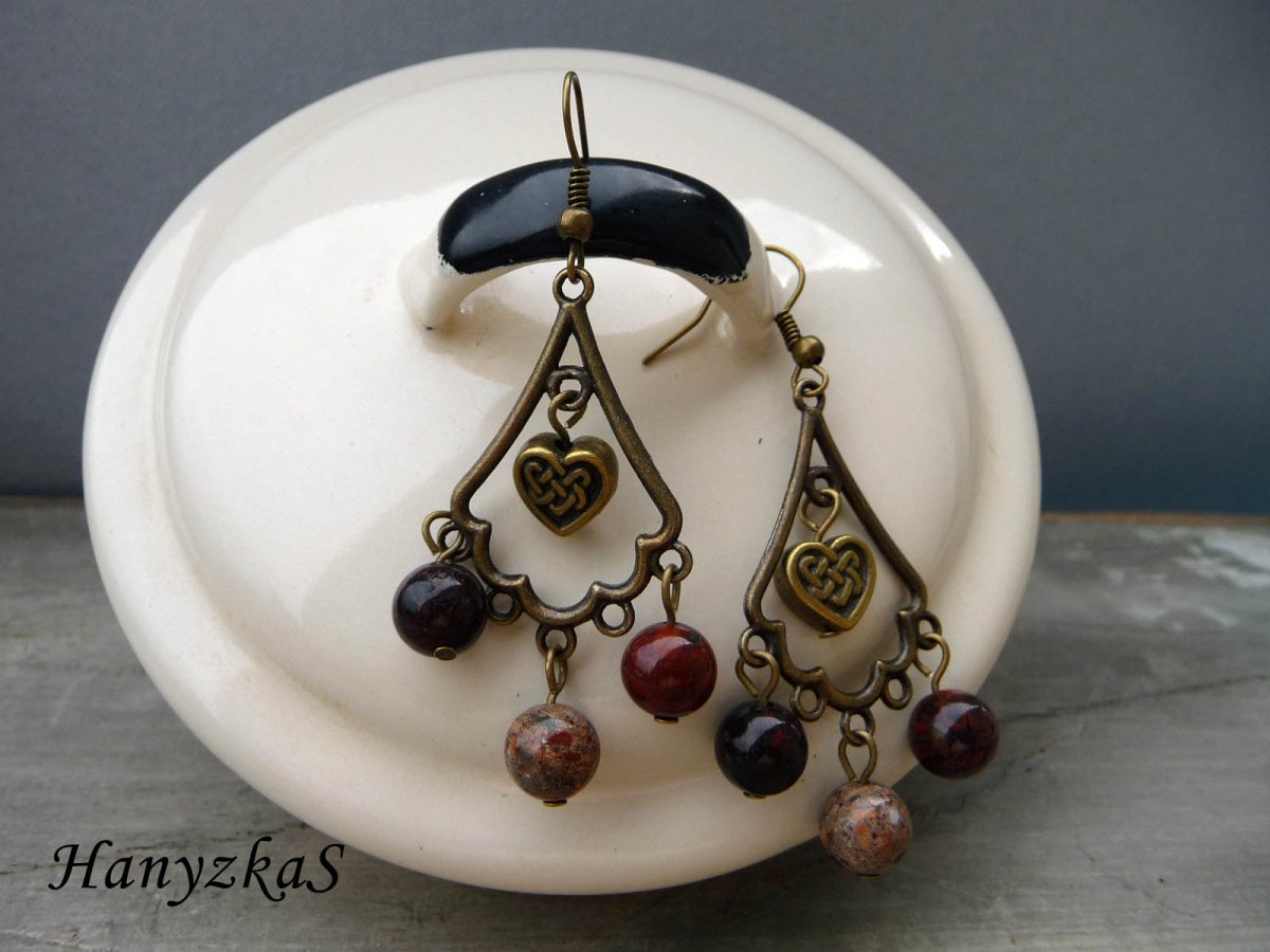 Náušnice: Zamilovaný jaspis