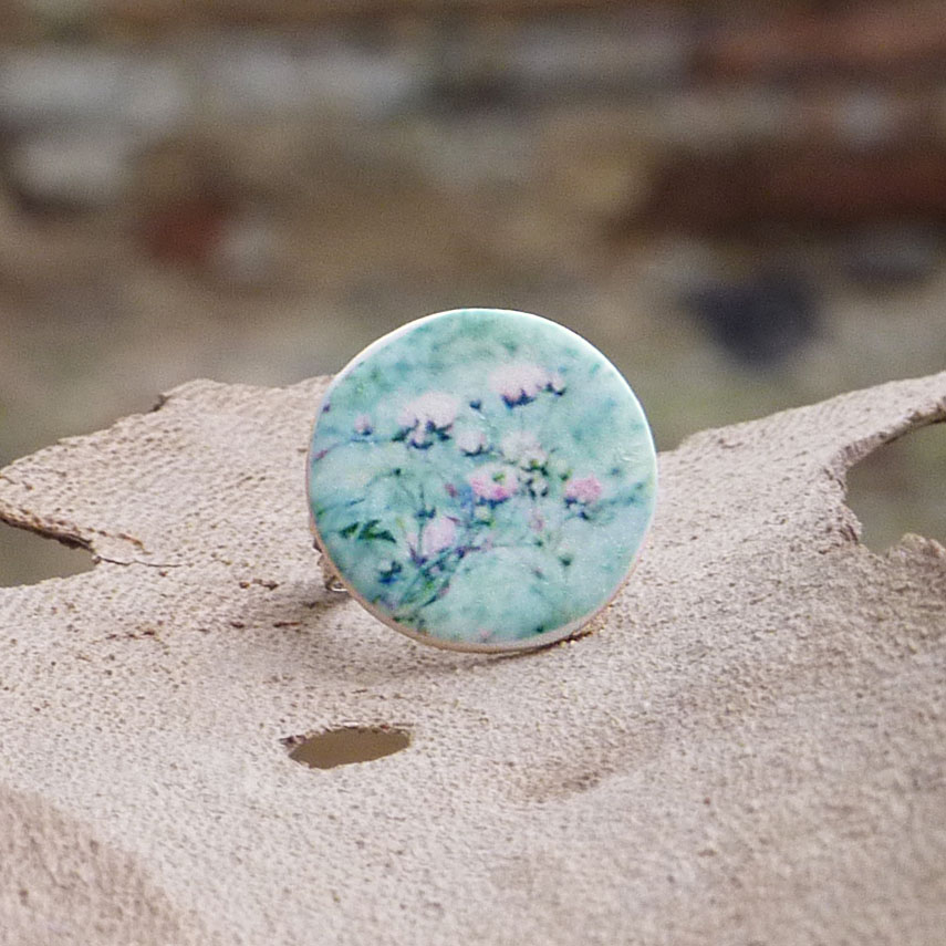 Romantický květinový prstýnek