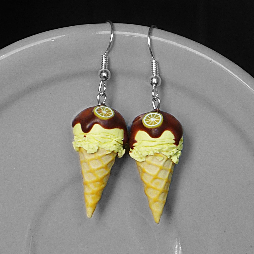 Citronové zmrzliny s čoko polevou