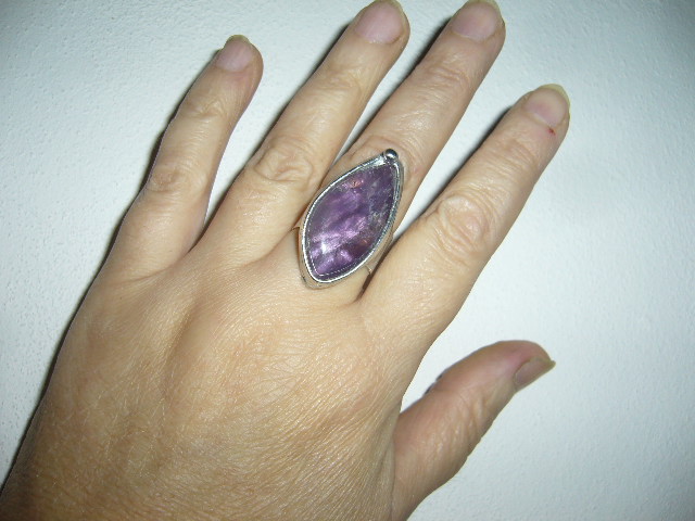 Lady Guenievera - prsten s ametystem