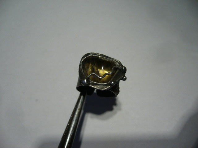 Z heřmánku 1 - prstýnek s citrínem