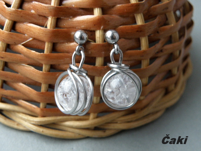 Křišťálky v nerezu,napichovátka