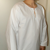 pánská retro košile bavlněná na šnůrky