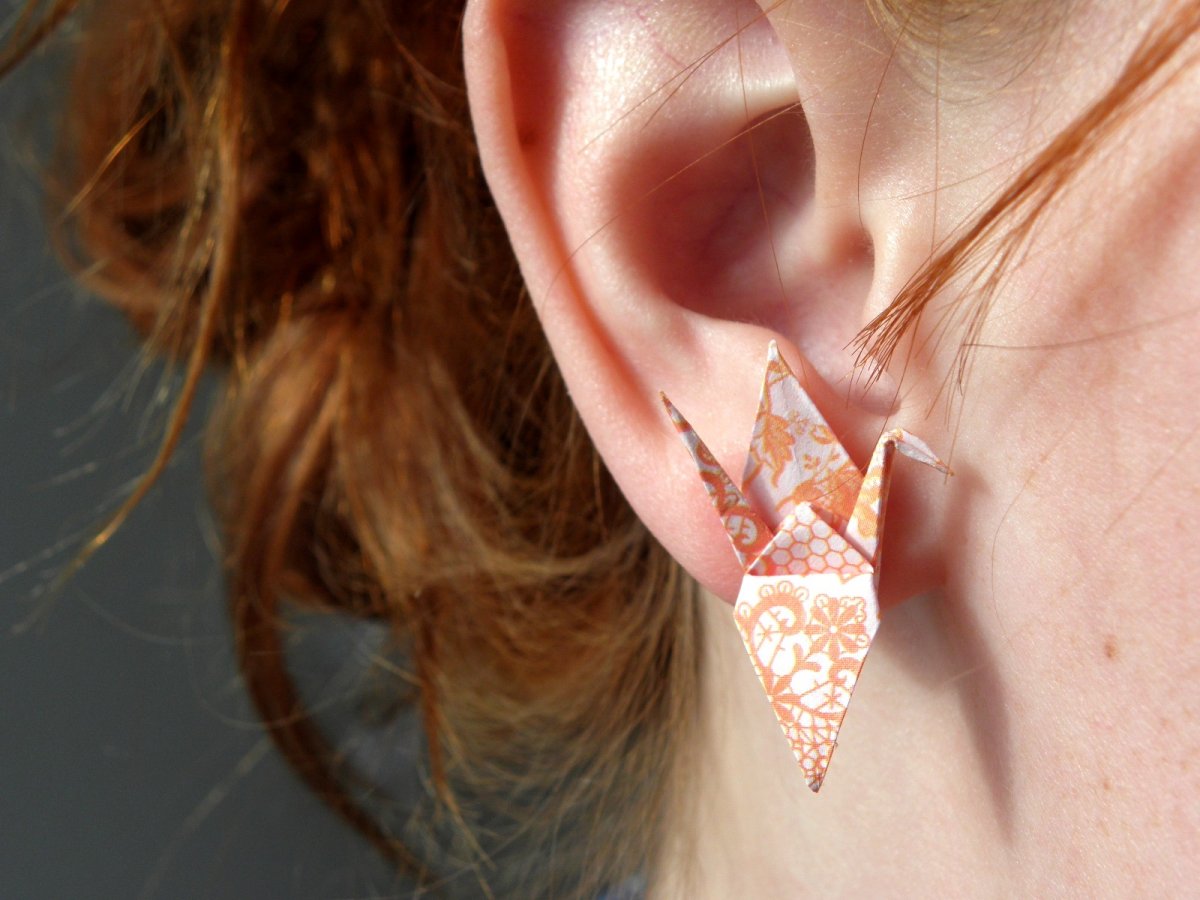 Vítám jaro - přímo do ouška - oranžová