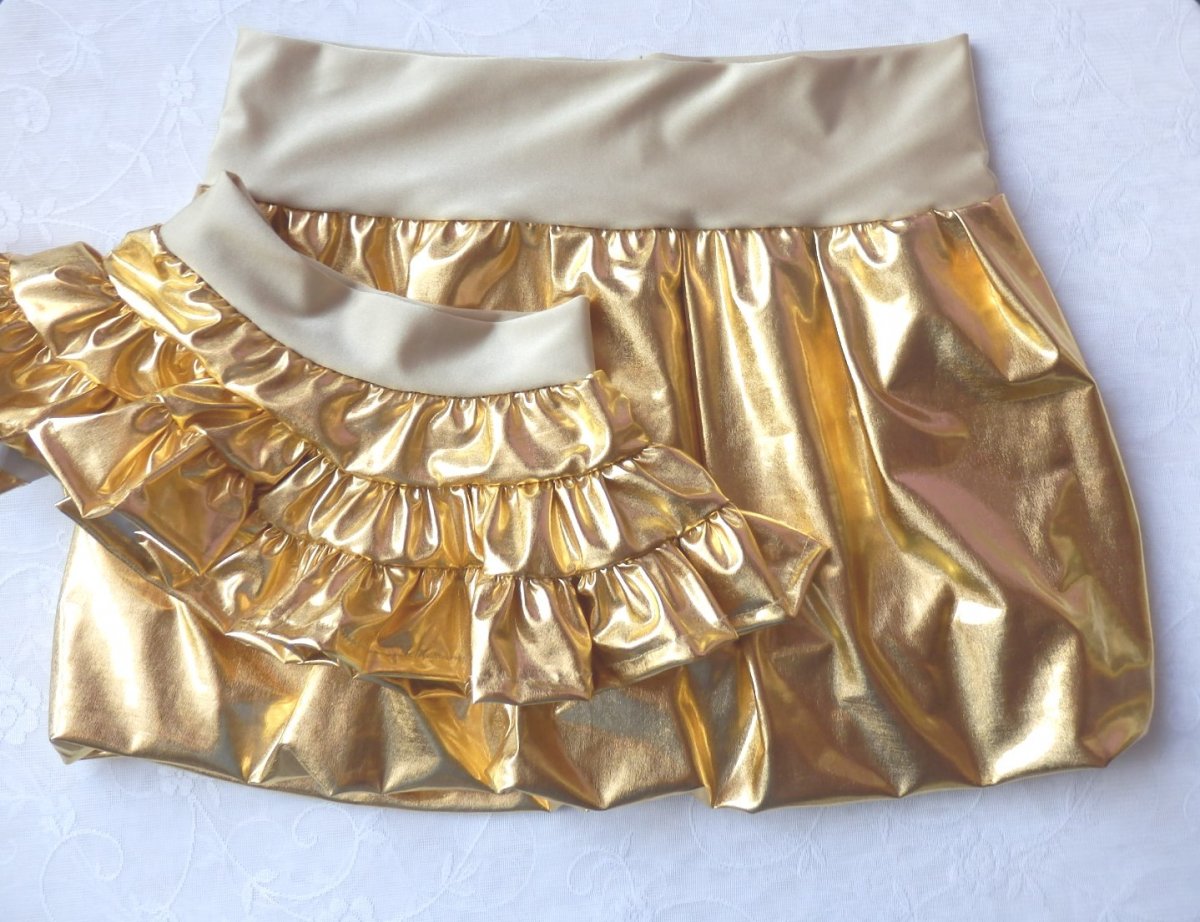 ***Balonová sukně zlatá***