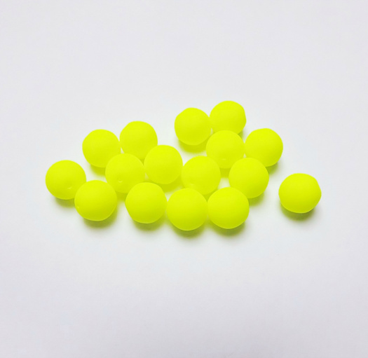 Neonové kuličky - 10mm - 10 kusů