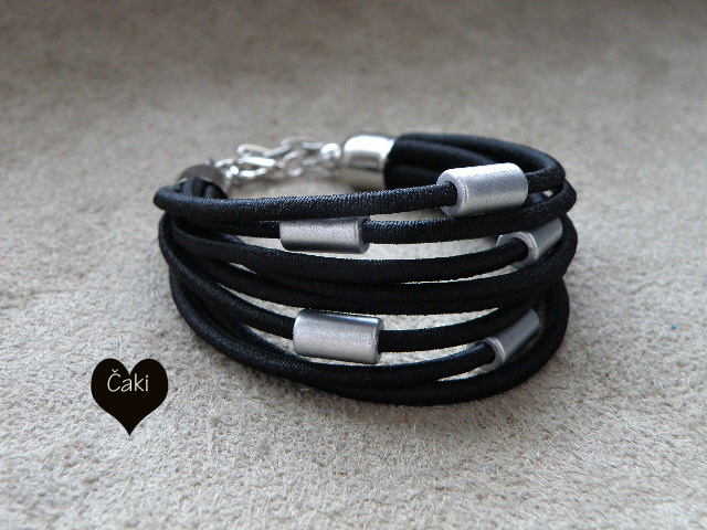 Tma a   hvězdy - náramek