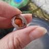 Ohnivý Opál(P1),Šperkový kabašon/15x12mm