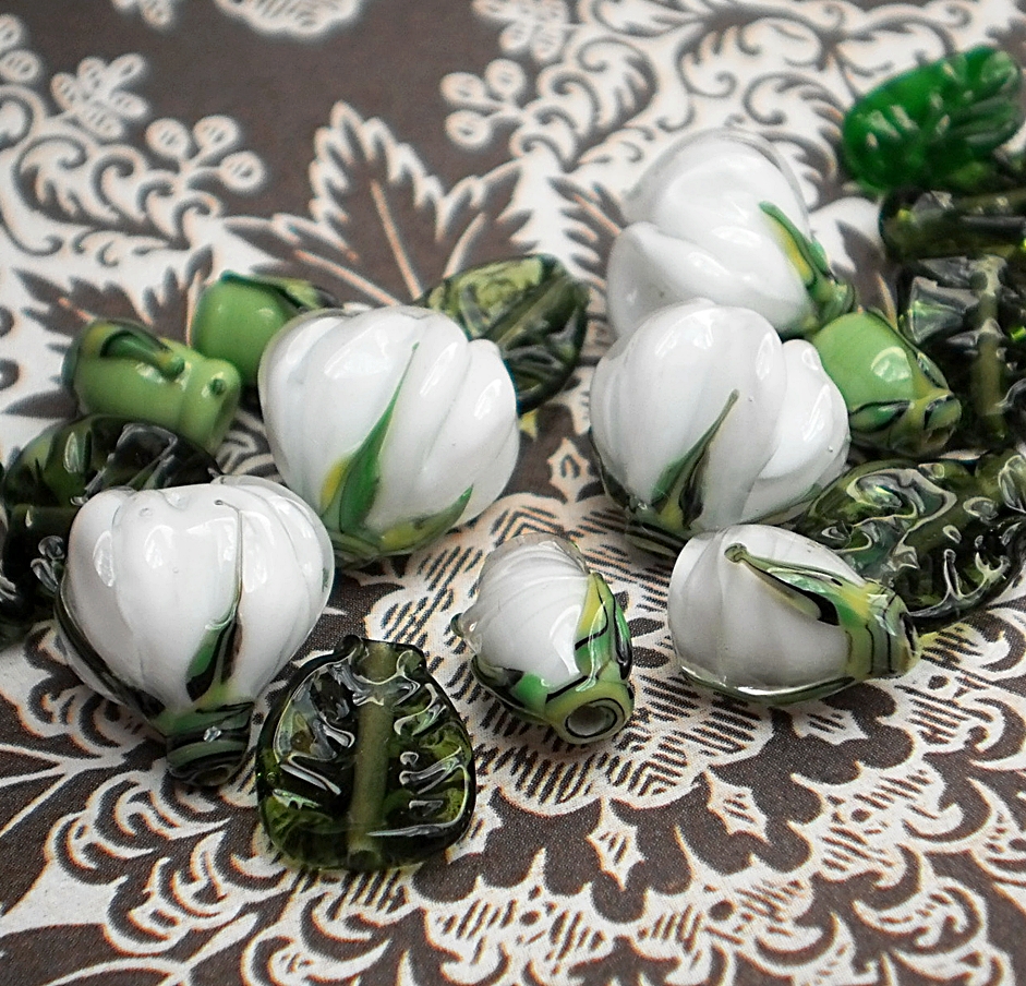 Vinutá skleněná perla 