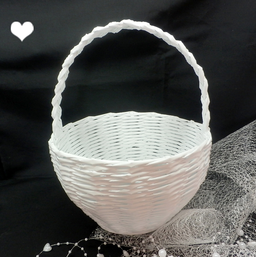 košík na svatební bublifuk k dozdobení