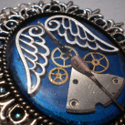 Andělský steampunk náhrdelník