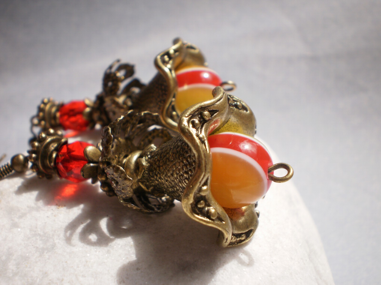 Vintage červenožluté zvonečky