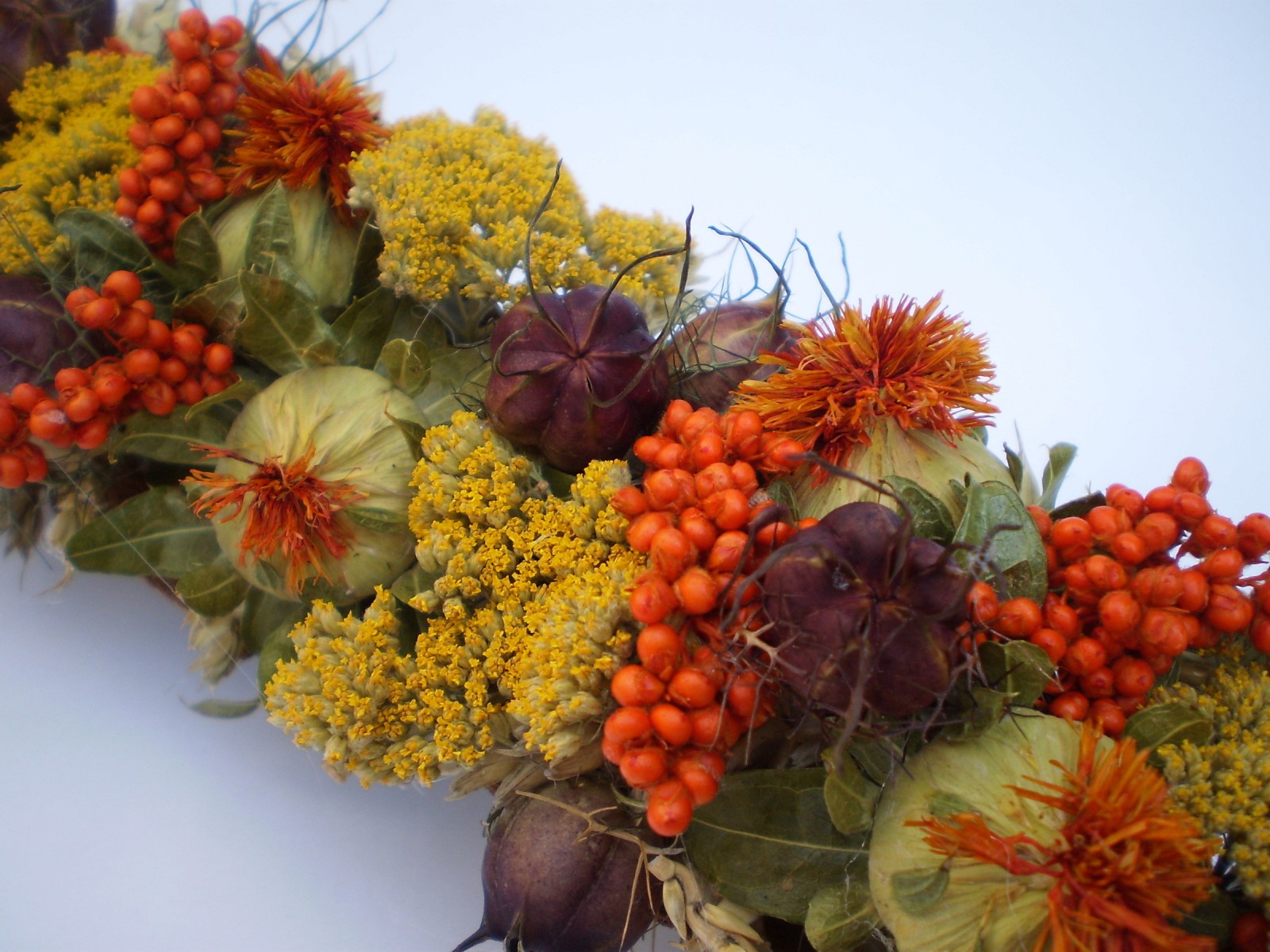 Přírodní snop do oranžova