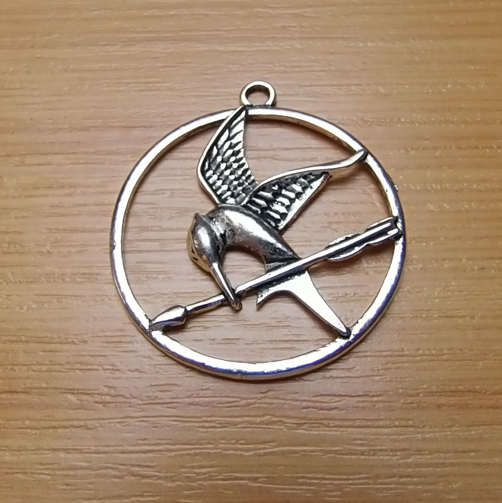 Reprodrozd - starostříbro - 43 x 38mm - 1 kus