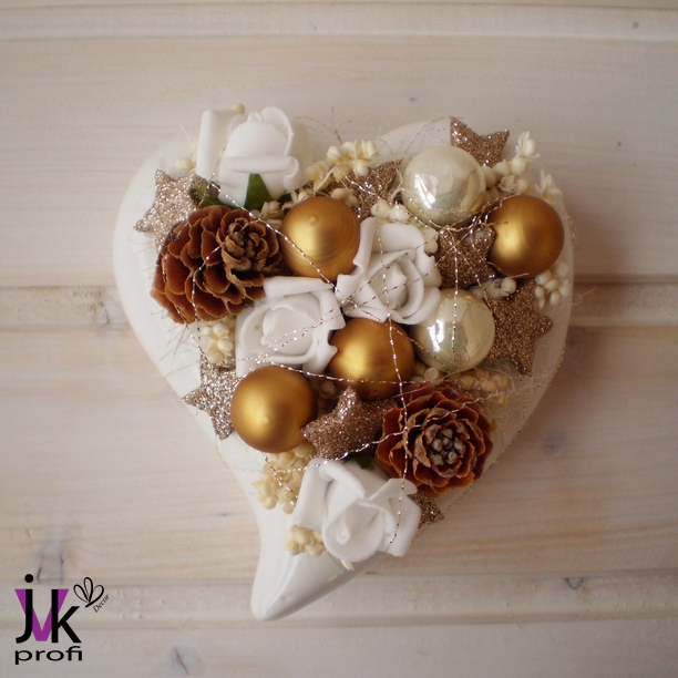 Vánoční srdíčko Laura