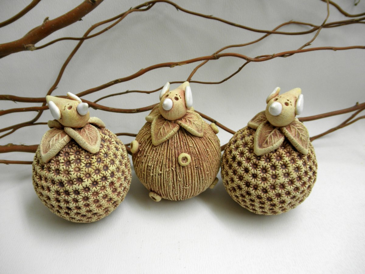 Koule k dekoraci s ptáčkem