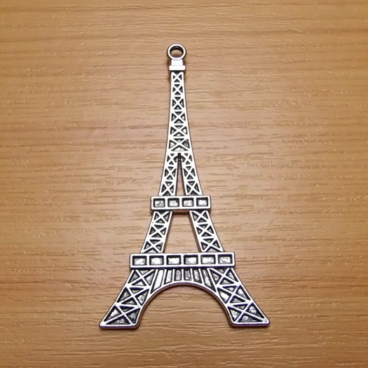 Eiffelovka - starostříbro - 69mm x 36mm