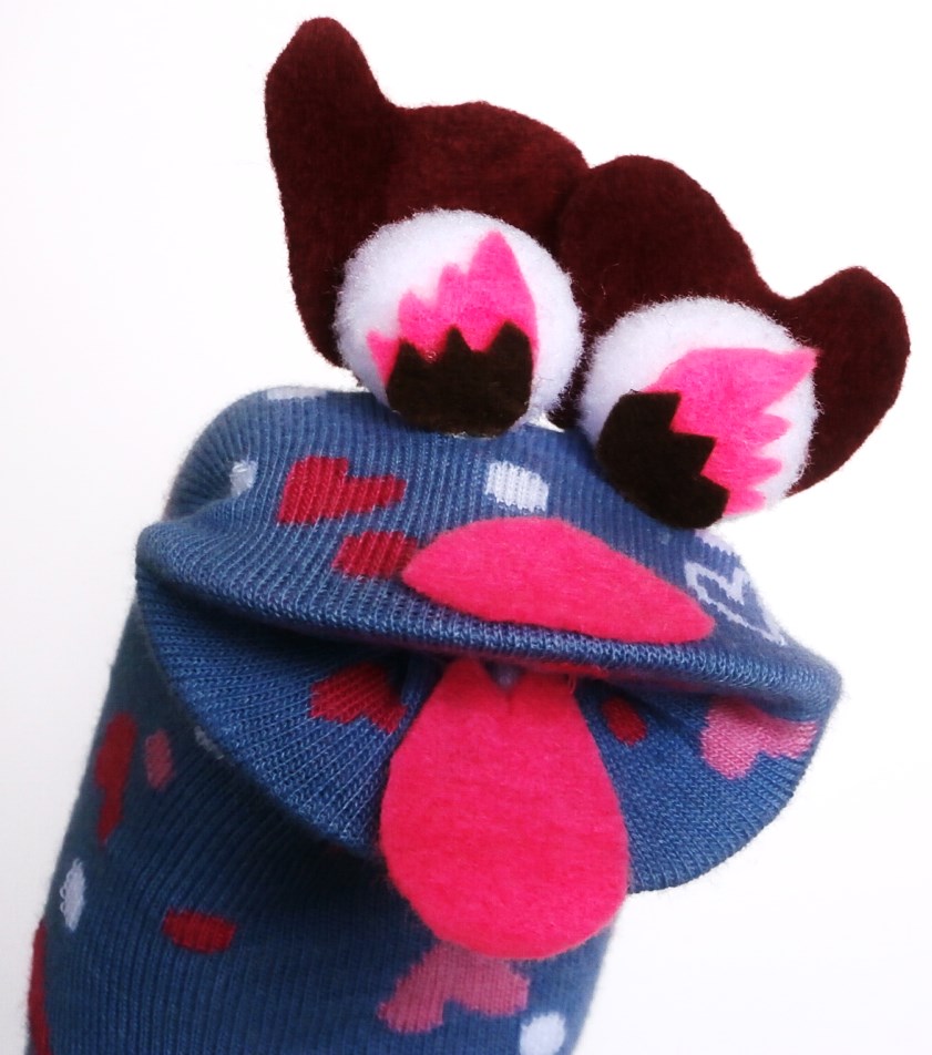 Maňásek ponožkáček.č.132